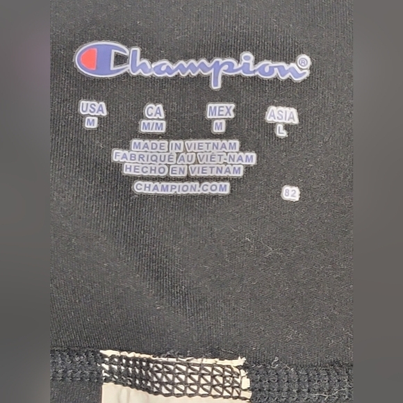 Champion Soft Touch Mesh 7/8 Tight Black Legging Women's Size Medium - Picture 7 of 12